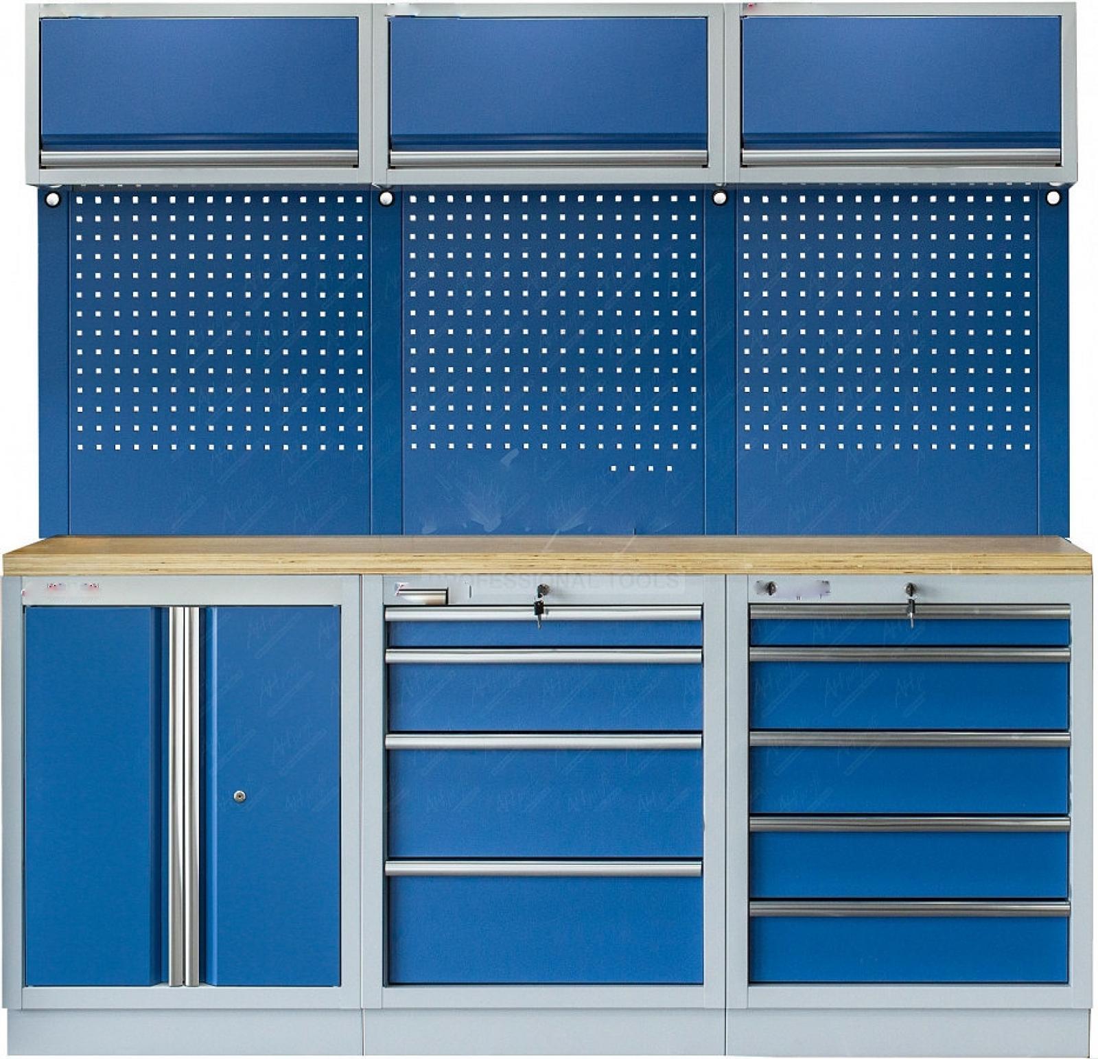 TS BLUE garážová nábytková sestava A - kovová