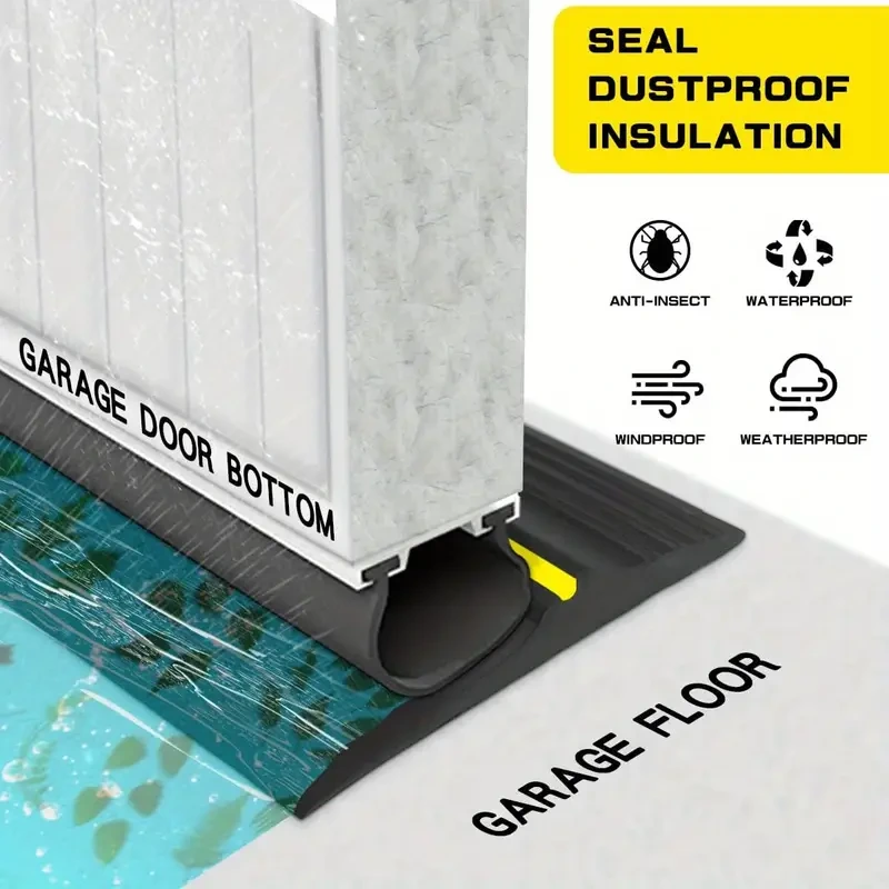 Těsnící lišta garážových vrat - Weather Defender - cena za metr 3